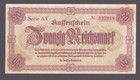 DEU-262a) — alt: Ro. 186) - RBN Sudetenland Niederschlesien; 20 Mark vom 28.4.45