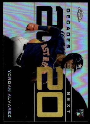 2020 Topps Chrome Update Yordan Alvarez #DNC-4 Decade's Next - Image 1 of 2