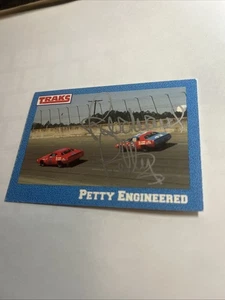 Richard Petty Signed Traks  Card - Picture 1 of 1