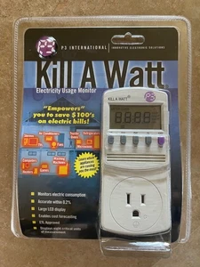 P3 International Kill A Watt Electricity Usage Monitor Model P4400 Sealed New! - Picture 1 of 3