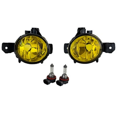 Klarglas Nebelscheinwerfer Set Gelb für 1er BMW E81 E82 E87 E88 X3 E83 X5 E70 - Bild 1 von 4