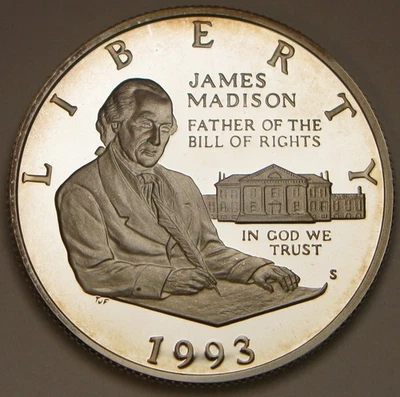 USA 1/2 Dollar 1993 S Proof - The Bill of Rights - 3501 * - Image 1 of 2