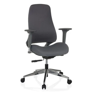 Bürostuhl ergonomisch geformt Muldensitz Drehstuhl Schreibtischstuhl hjh OFFICE - Bild 1 von 35