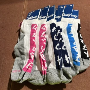 Girls’ Disney Socks 6 -Pairs Variety Pack - Picture 1 of 5