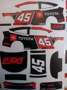 PreOrder 2025 Tyler Reddick Test Car 1/64 Peel& Stick Decals - Bild 1 von 1
