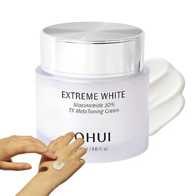 Crema Melatonante OHUI Extreme White Niacinamida 10% TX 60 ml | Brightening K-Beau Foto 1 de 3