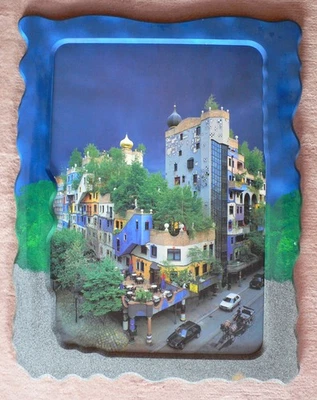 Friedensreich Hundertwasser (1928-2000) Fotografie Kunstdruck 64x45cm - Bild 1 von 3