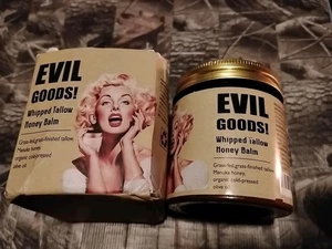 Bálsamo de miel de sebo batido Evil Goods para rostro, labios y cuerpo 120 g 4,23 fl. Oz. Nuevo - Imagen 1 de 2