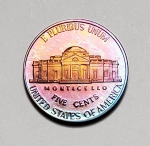 TONED 2009 S  JEFFERSON NICKEL PROOF UNC #C9477 - Picture 1 of 2