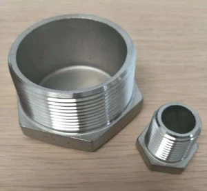 Stainless Steel 304 Fitting Hex Head Plug 1" Inch Class 150 Heavy Duty - Picture 1 of 1