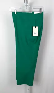 Neu mit Etikett Dana Buchman schmale Caprihose Damen M GRÜN Freizeit minimalistisch Retro - Bild 1 von 16