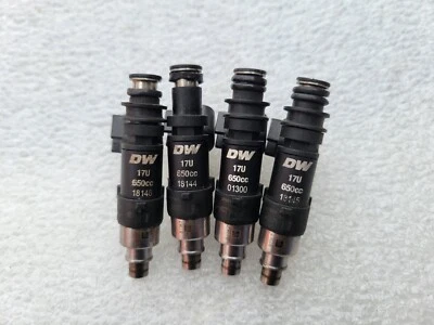 Juego de 4 inyectores DeatschWerks DW de 650cc para Subaru Impreza WRX (02-14) Foto 1 de 4