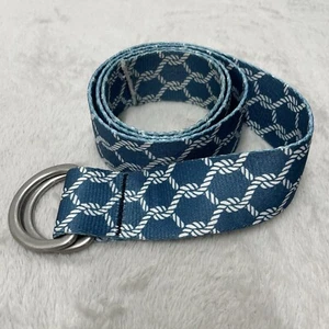Croakies Maritim Gürtel blau Seil Allover Print Küste Segeln Ozean Strand 40" - Bild 1 von 6