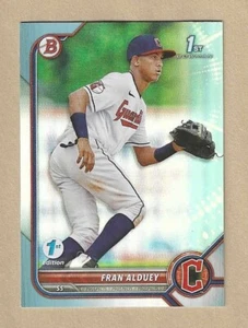 2022 Bowman 1st Edition #BPPF-39 Fran Alduey SKY BLUE Foil Parallel Guardians - Picture 1 of 2