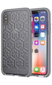 Tech21 iPhone X Evo Gem FlexShock Drop Protection Case Cover - Grey - Picture 1 of 2