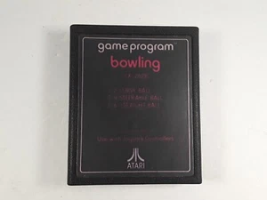 Bowling (Atari 2600, 1979) Retro Videojuego Raro Programa de Juegos - Imagen 1 de 3