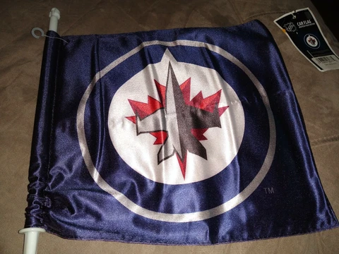 Winnipeg Jets -  11X14 Window Mount 2-Sided Car Flags Cover