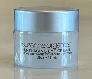 Suzanne Organics Anti-Aging Eye Cream Organic Certified 0.5oz/15mL Sealed - Picture 1 of 6