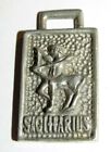 Vintage Sagittarius Watch Or Keychain Fob Medal - Zodiac Astrology