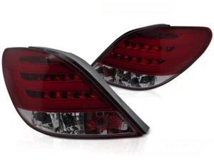 LED Lightbar Rückleuchten für Peugeot 207 Bj. 06-09 Rot/Smoke - Bild 1 von 5