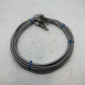 (Qty. 5) 90 Degree Bent Thermocouple Spring Loaded and RTD Sensor w/4' Cable - Picture 1 of 3