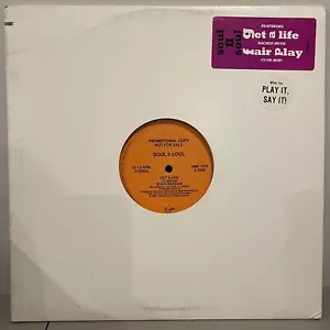 RARE HTF PREOWNED SOUL II SOUL GET A LIFE VINYL 12" SINGLE VIRGIN RECORDS PROMO - Picture 1 of 6