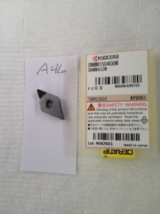 NEW KYOCERA CERATIP DNMM 432M DIAMOND CARBIDE INSERT. 1 TIP. GRADE: KPD001 (A46) - Picture 1 of 2