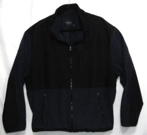 Faded Glory blue fleece jacket full zip up coat zipper pockets men's size XXL - Picture 1 of 9