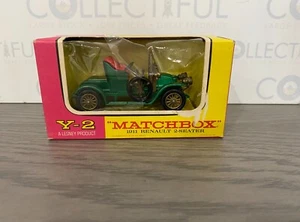 MATCHBOX - MODELS OF YESTERYEAR -#Y2 -1911 RENAULT 2-SEATER - GREEN - MIB🔥 - Picture 1 of 2