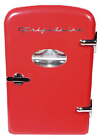 Portable Retro 6-can Mini Fridge EFMIS129, Red