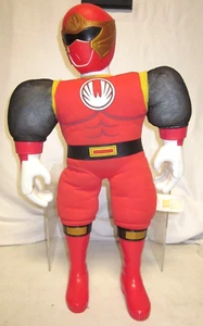 Vtg 2002 Power Ranger Red Bandai Plush Stuffed Action Figure Toy Collectible - Picture 1 of 5