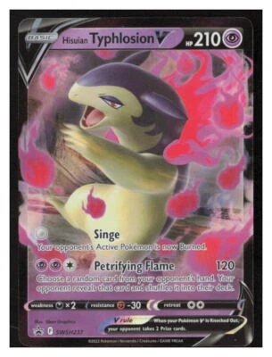 Hisuian Typhlosion V SWSH: Sword & Shield Promo Cards #SWSH237 LP - Image 1 of 2