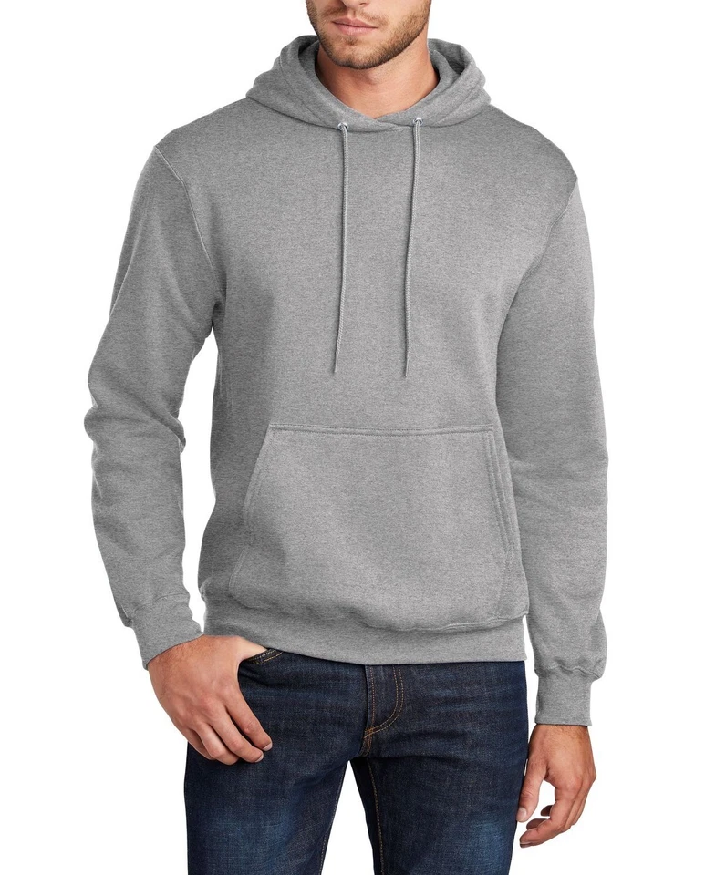 JustBlanks Men's Tall Core Fleece Pullover Soft Hooded Sweatshirt - JBPC78HT - Image 1 of 1