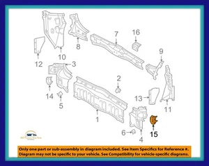 TOYOTA OEM 04-10 Sienna Rear Body Panel Reinforcement Mounting Plate Left Side - Picture 1 of 1