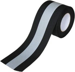 JINBING Sew on Silver Reflective Tape for Clothing Safety Fabric Webbing Trim St - Picture 1 of 2