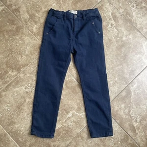 Zara Kids Slim Straight Jeans Stretch Blue Unisex Kids Size 8 - Picture 1 of 8