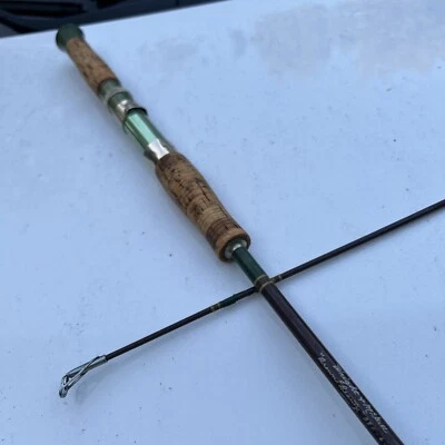 Rare Wright & McGill Brown Beauty BBF 70” Fishing Rod. Cork Great Needs 3 Eyes - Image 1 of 4