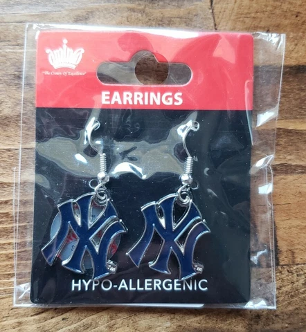 New York Yankees NY Earrings New Cover