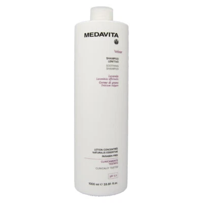 Medavita Velour Shampoo Lenitivo 1000ml x Cute Irritata Sollievo Immediato