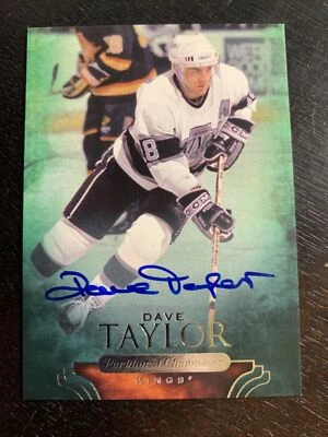 2011-12 UD Parkhurst Champions Dave Taylor LA Kings autographed #75 - Image 1 of 2