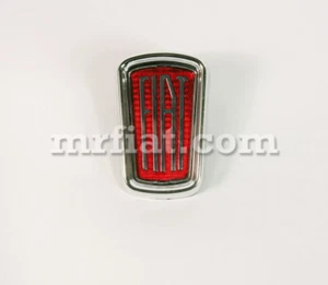 Emblema de plástico con capucha delantera Fiat 125 66x102 mm nuevo - Imagen 1 de 1