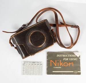 Nikon S Rangefinder 35mm Film Camera Nikkor H.C 50mm f2 Lens - READ - Picture 1 of 21