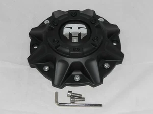 TRAILMASTER TM220 BLACK WHEEL RIM CENTER CAP OR-CAP S1509-28 OR-CAP-1 S1509-29   - Picture 1 of 2
