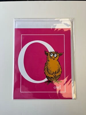 Dr. Seuss "O as Owl" - Impresión artística Foto 1 de 2