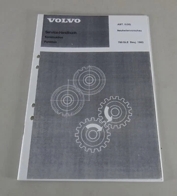 Manual De Taller Volvo 760 GLE Novedades Año 1983 - Imagen 1 de 2