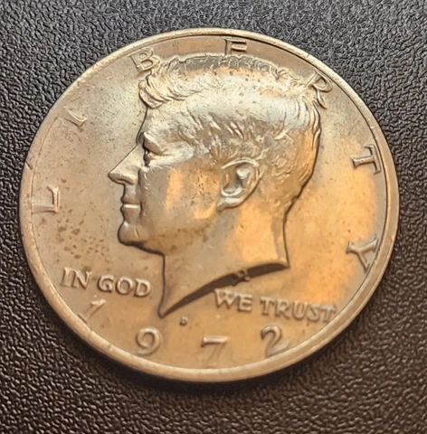 1972 D KENNEDY HALF DOLLAR - Free Shipping - Circulated Cover