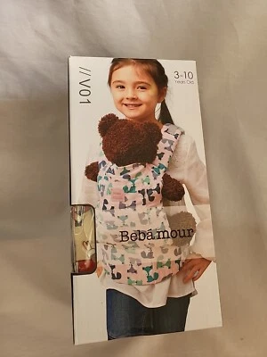 Bebamour Mini Porta Muñecas Bebé Niños para Niñas, 3-10 Años Estampado de Papá Noel Foto 1 de 4