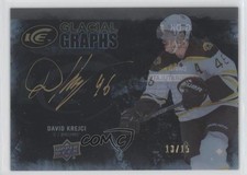 2016-17 Upper Deck Ice Glacial Graphs Black /15 David Krejci #GG-DK Auto