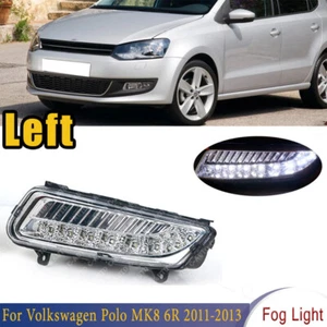 Left LED DRL Front bumper fog light For VW Volkswagen Polo MK8 6R 2011-2013 - Picture 1 of 8