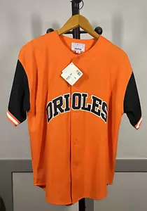 Neu mit Etikett Vintage Starter Baltimore Orioles orange Block Trikot Größe Medium - Bild 1 von 9